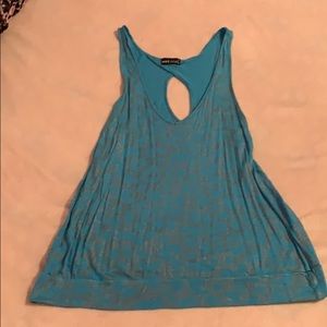 Tank top with Keyhole back